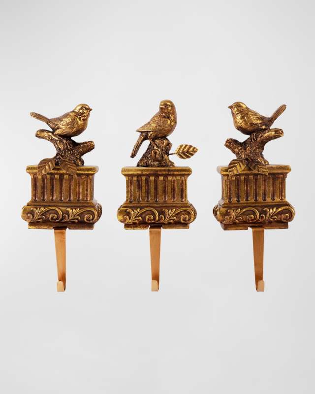Bird Stocking Holders, Set of 3